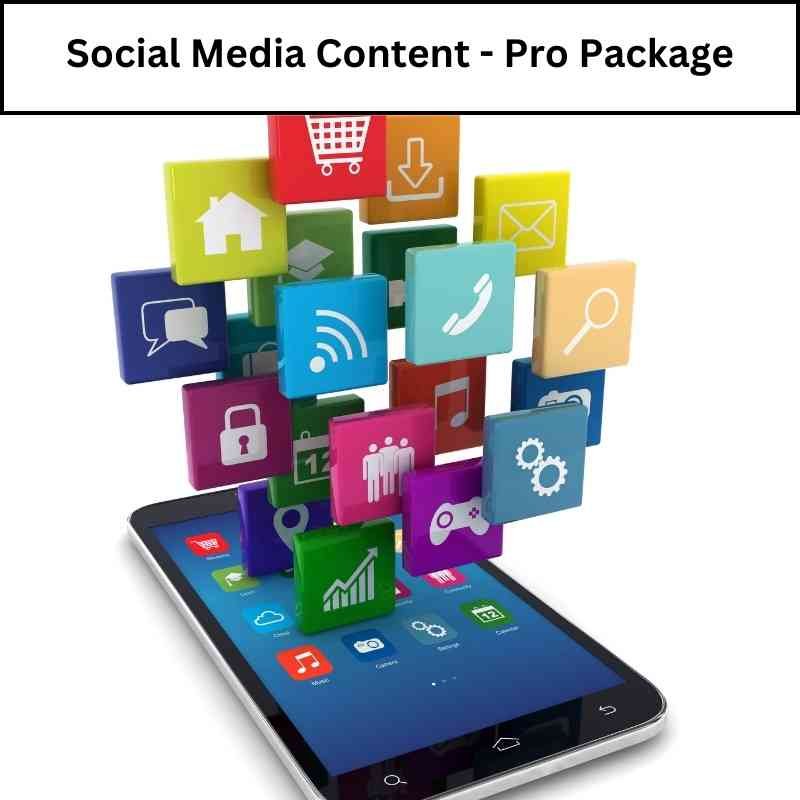 Social Media Content - Pro Package (1 Month)